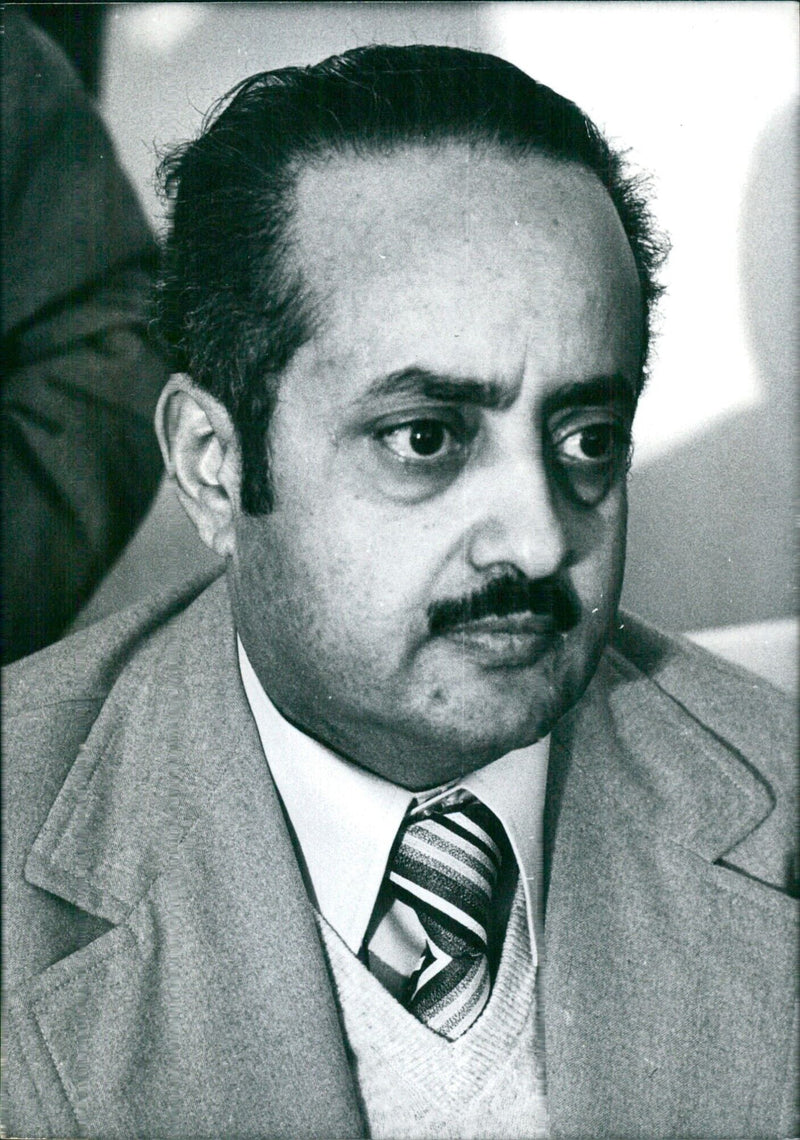 ABDALLAH AL-MAJID AL-ASNAG, Minister of Foreign Affairs of the Yemen Arab Republic (North Yemen) - Vintage Photograph