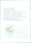 JAMES B. EDWARDS OPS - Vintage Photograph