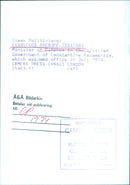 EVANGELOS AVEROFF-TOSITSAS, Minister of Defence in the civilian Government of Constantine Karamanlis - Vintage Photograph