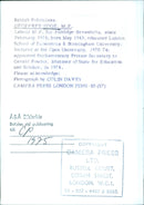 British Politician Geoffrey Edge, M.P. - Vintage Photograph