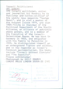 Israeli Politician Uri Avnery - Vintage Photograph