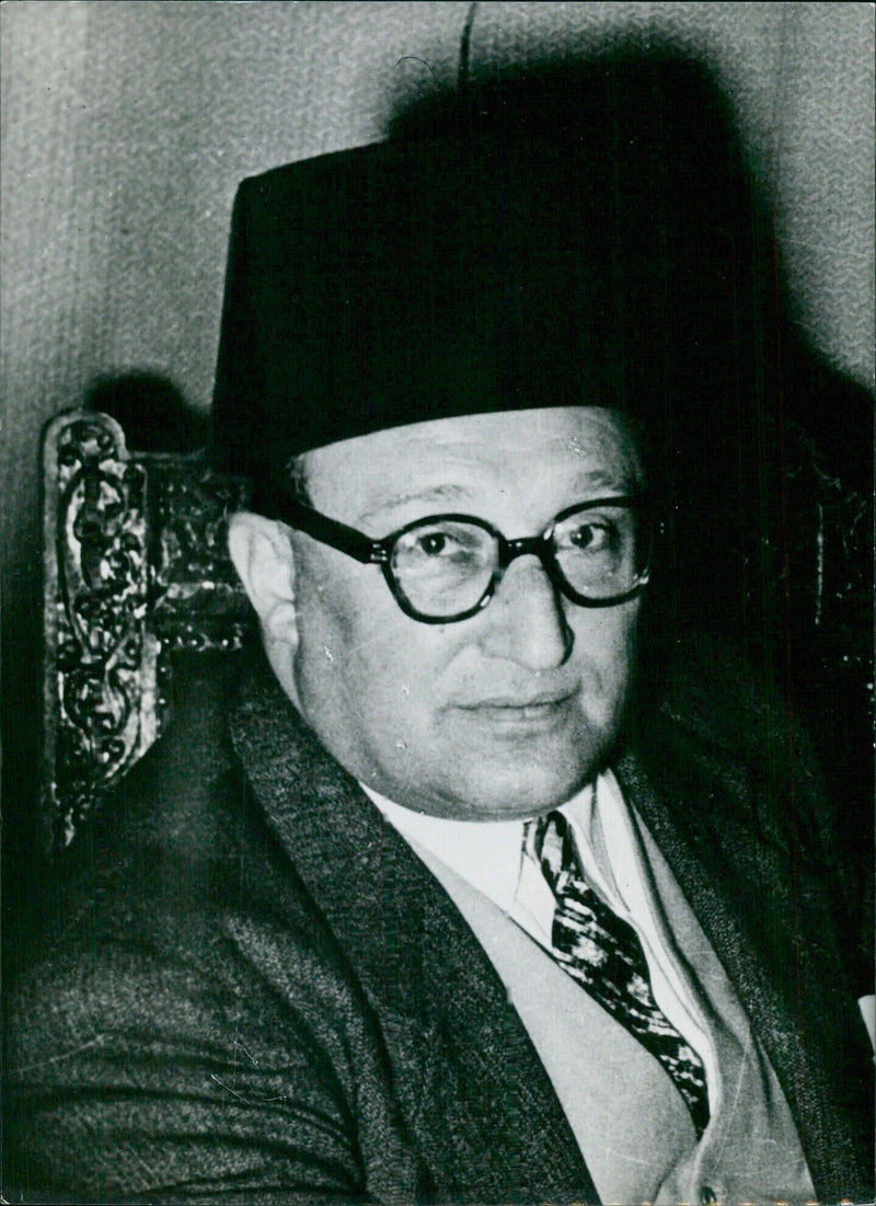 Sabri Al Assali, Prime Minister of Syria - Vintage Photograph