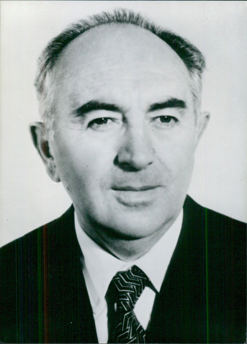 Adil Carcani, Chairman of the Council of Ministers (Prime Minister) of Albania - Vintage Photograph