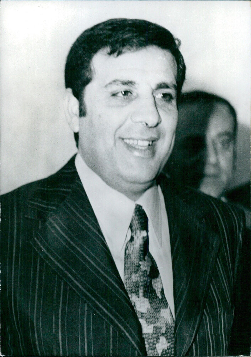 Lebanese Politician Anwar Assabah, Minister of Economy - Vintage Photograph