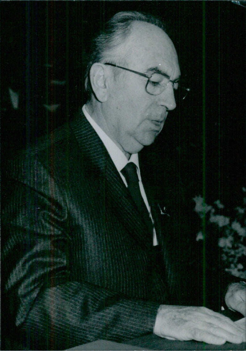 Adil Carcani, Chairman of the Council of Ministers (Prime Minister) - Vintage Photograph