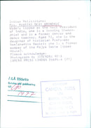 Mrs. RUKMINI DEVI ARUNDALE, Indian Politician - Vintage Photograph