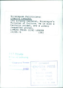 Ernesto Cardenal, Nicaragua's Minister of Culture - Vintage Photograph