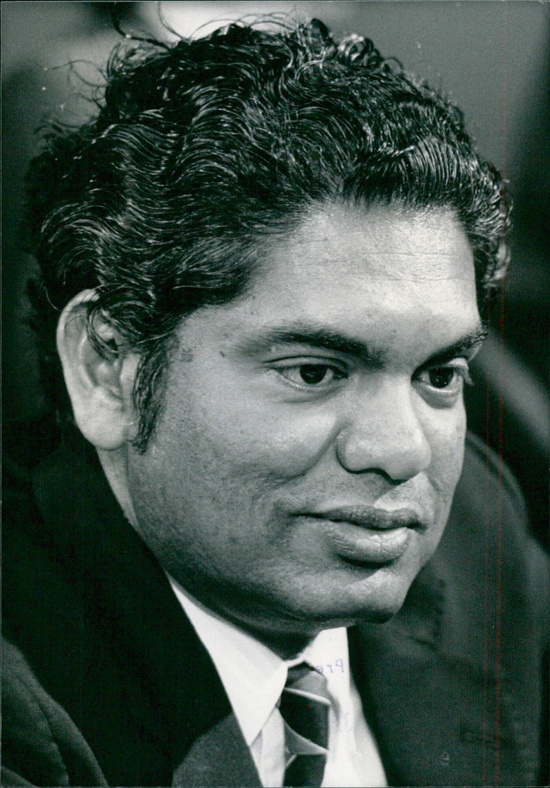 Sri Lankan Politicians: LALITH ATHULATHMUDALI - Vintage Photograph