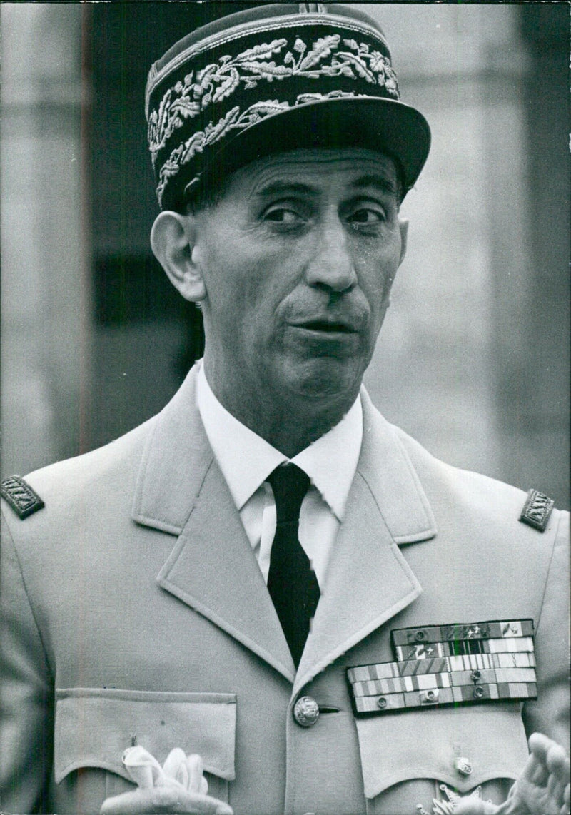 French Service Chiefs: GENERAL EMILE CANTAREL - Vintage Photograph