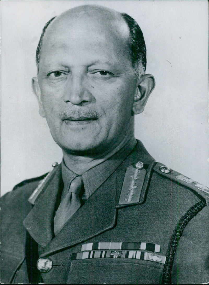 Indian Army Chief, Gen. K. M. Cariappa - Vintage Photograph