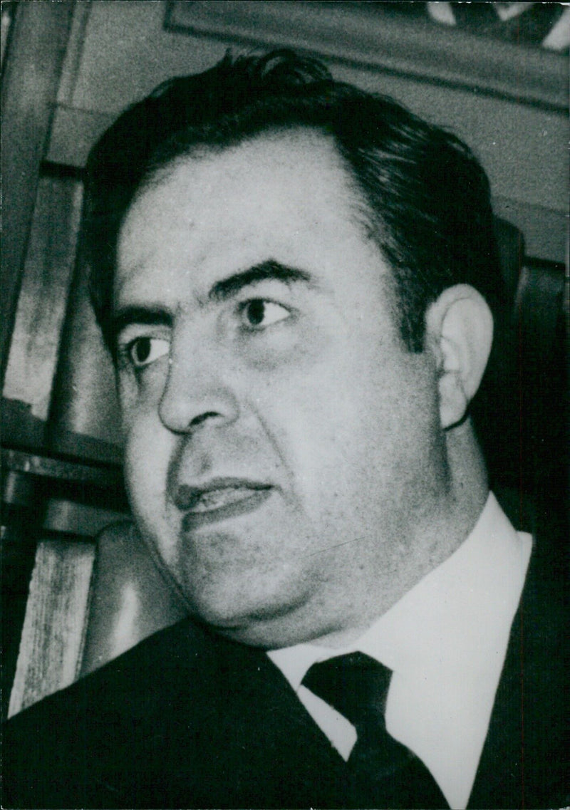 NUREDDIN ATASSI, Secretary General of the Syrian Baath Party and President of Syria - Vintage Photograph