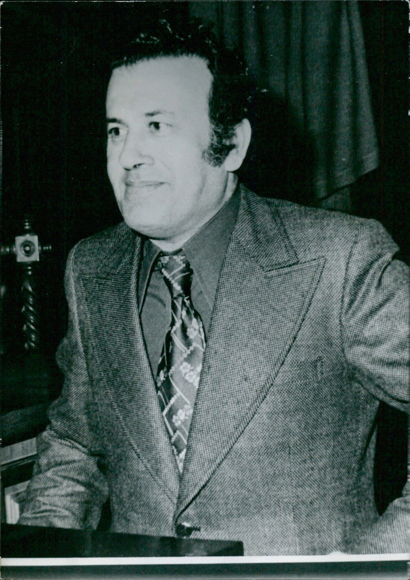 HAKKI ATUN, Minister of Public Improvements of the 'Turkish Republic of Cyprus' - Vintage Photograph