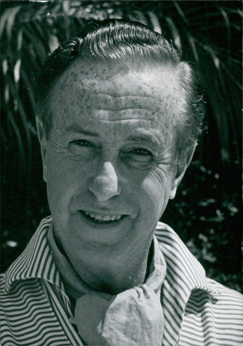 SIDNEY ATTWOOD, Managing Director of the Gloucester House Hotel in Montego Bay, Jamaica - Vintage Photograph