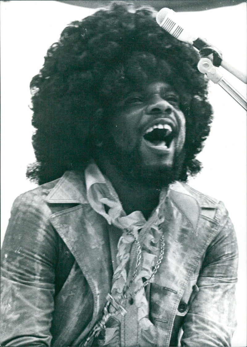 BILLY PRESTON, American Rock Star - Vintage Photograph