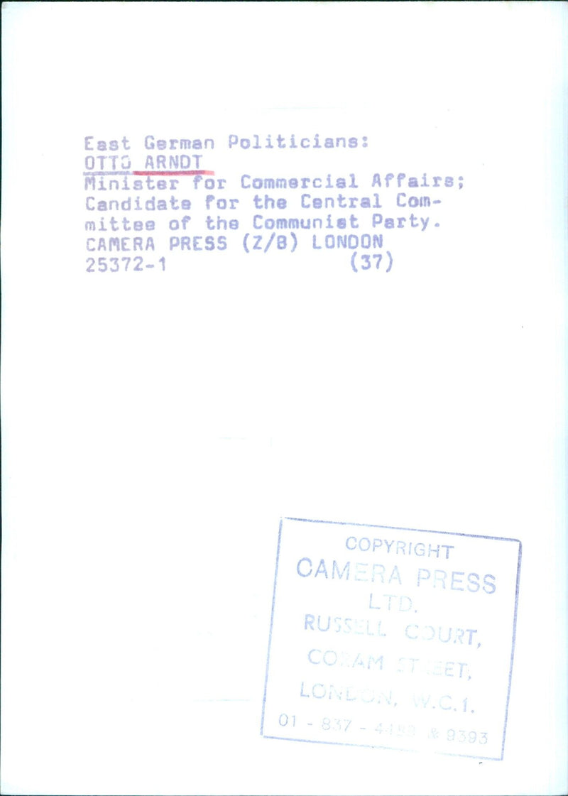 East German Politicians - Vintage Photograph