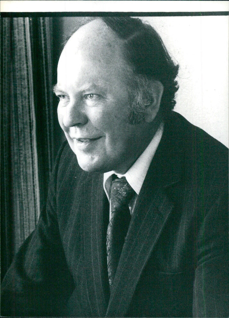 British Politician Reginald Prentice, M.P. - Vintage Photograph