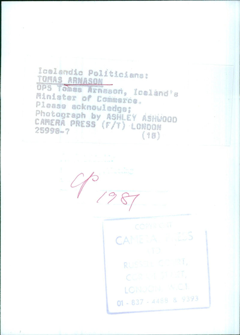 Icelandic Politicians - Vintage Photograph