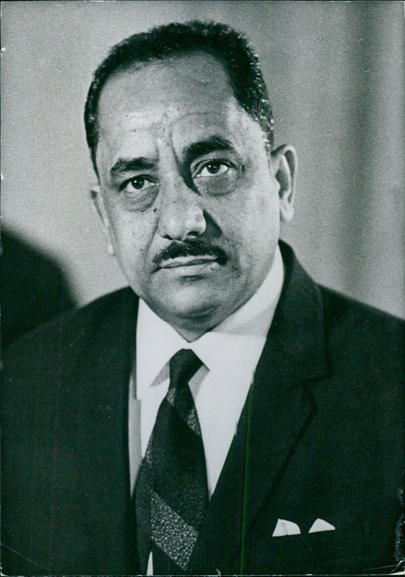 QAHTAN MUHAMMED AS-SHAABI, President of Southern Yemen - Vintage Photograph