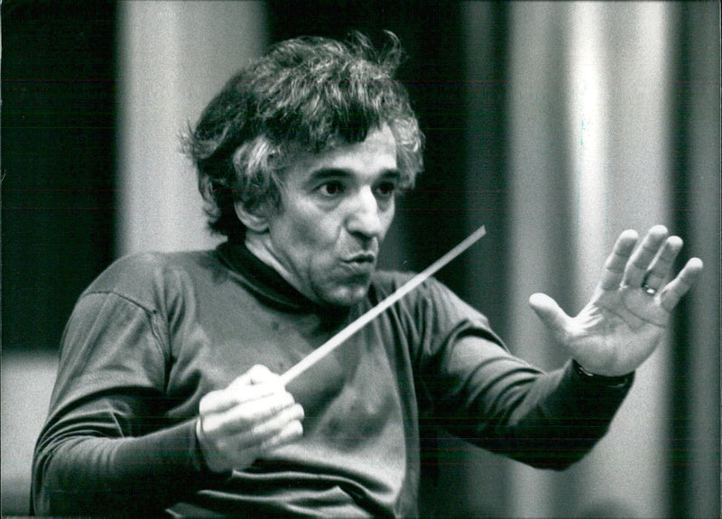 Vladimir Ashkenazy, the distinguished Russian-born concert pianist and conductor - Vintage Photograph