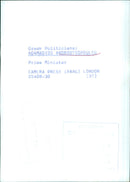 Greek Politicians: ADAMADIOS ANDROUTSOPOULOS Prime Minister - Vintage Photograph