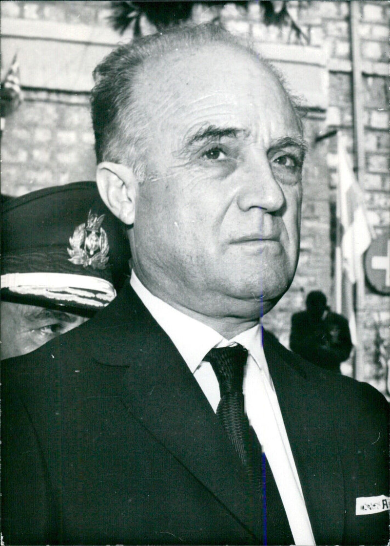 Greek Politicians: ADAMADIOS ANDROUTSOPOULOS Prime Minister - Vintage Photograph