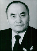 Baiken A. Ashimov, Chairman of the Council of Ministers of Kazakhstan - Vintage Photograph