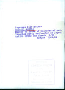 HITOSHI ASHIDA, Member of House of Representatives and ex-Premier of Japan - Vintage Photograph