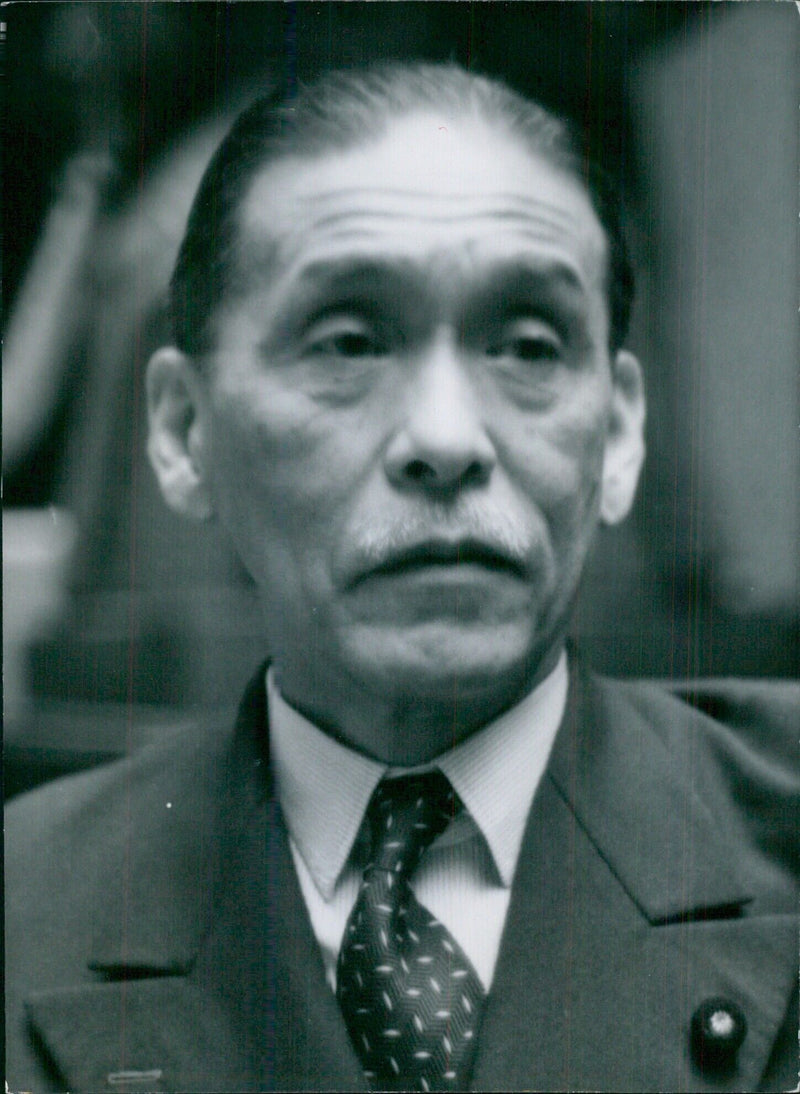 HITOSHI ASHIDA, Member of House of Representatives and ex-Premier of Japan - Vintage Photograph