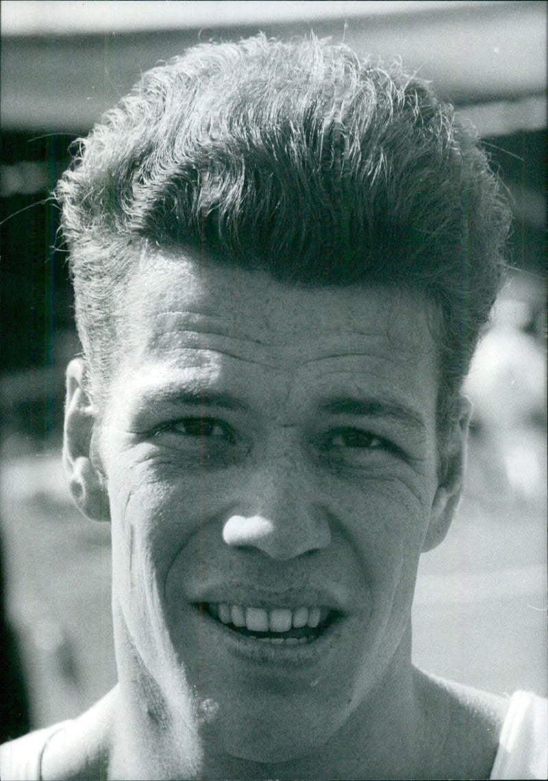 British Athlete Colin Campbell, 800 Metres runner - Vintage Photograph