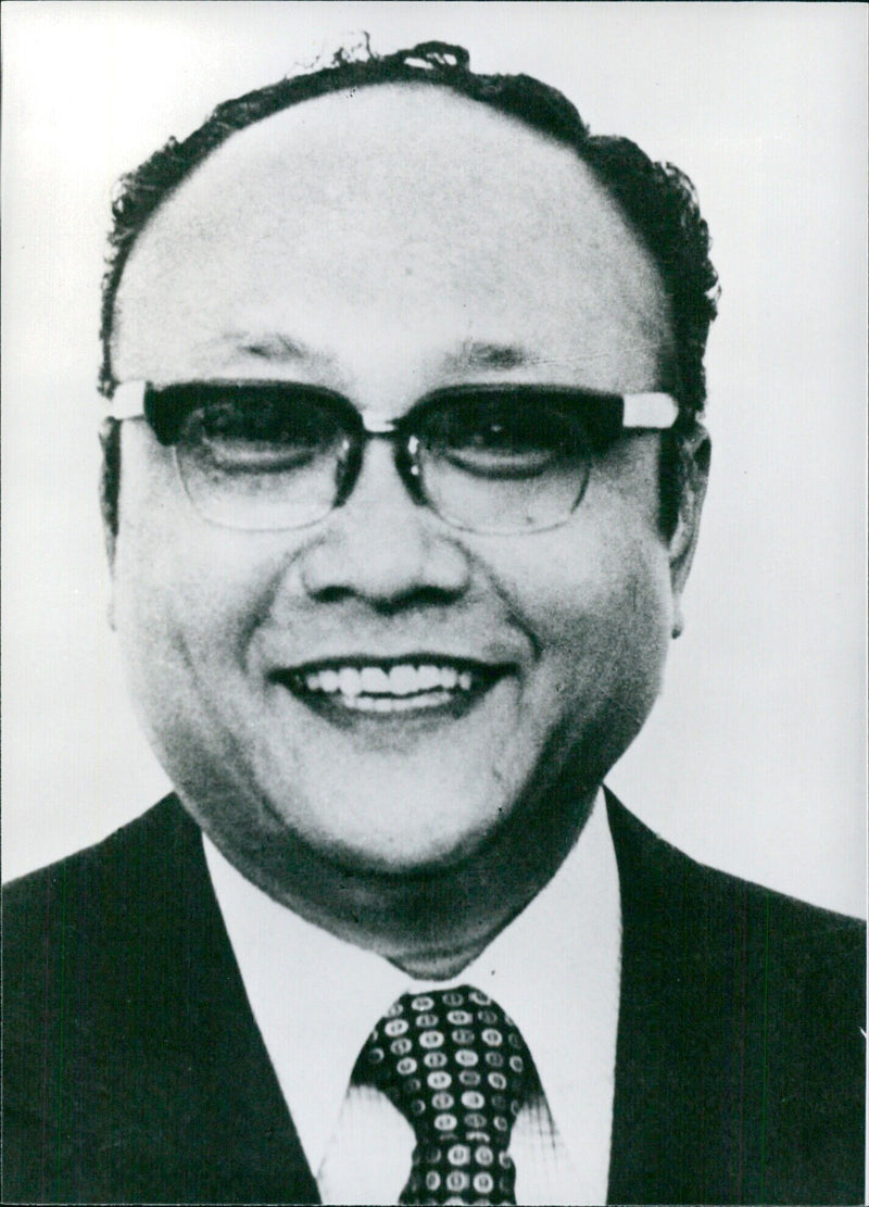 Dr. Radius Prawiro, Indonesian Minister of Trade and Cooperatives - Vintage Photograph