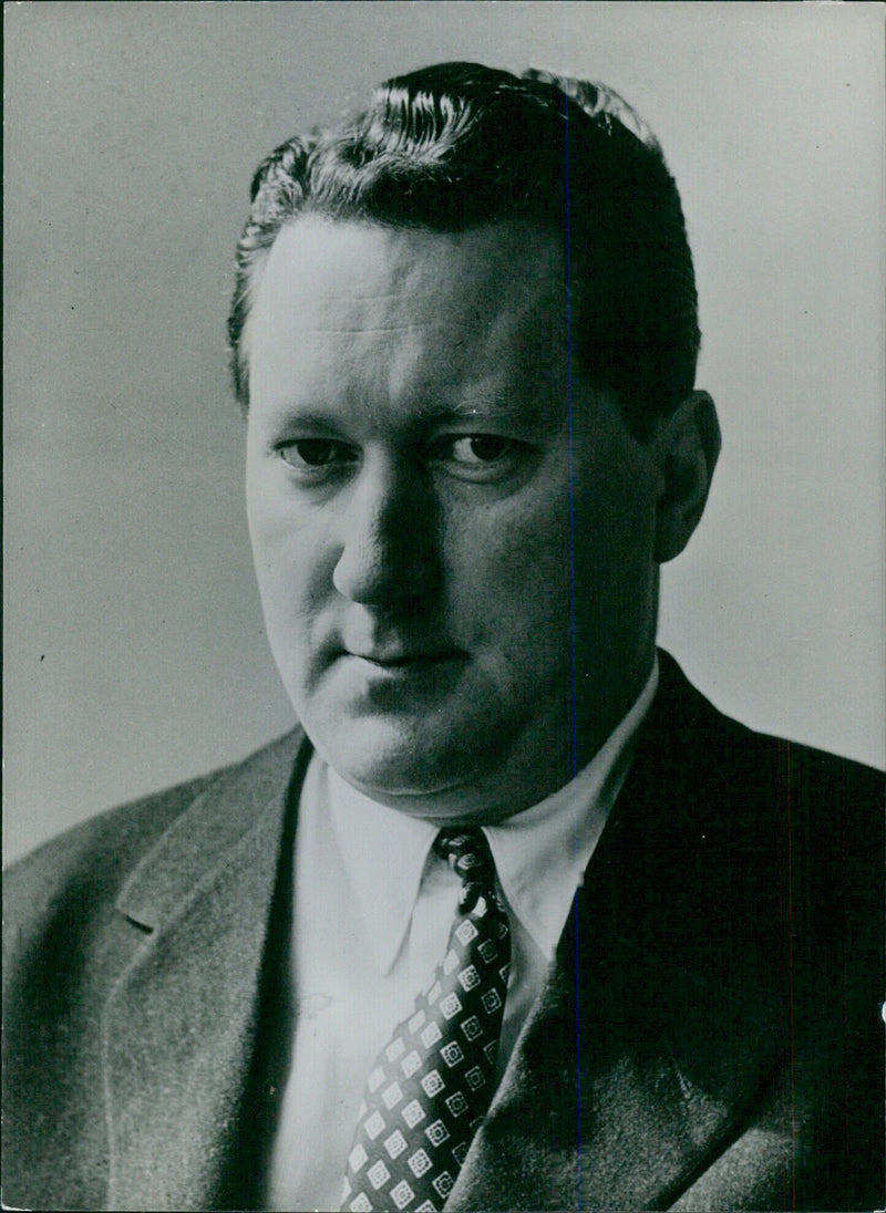 HANS G. ANDERS EN, Permanent Representative of Iceland on the North Atlantic Council since 1954 - Vintage Photograph