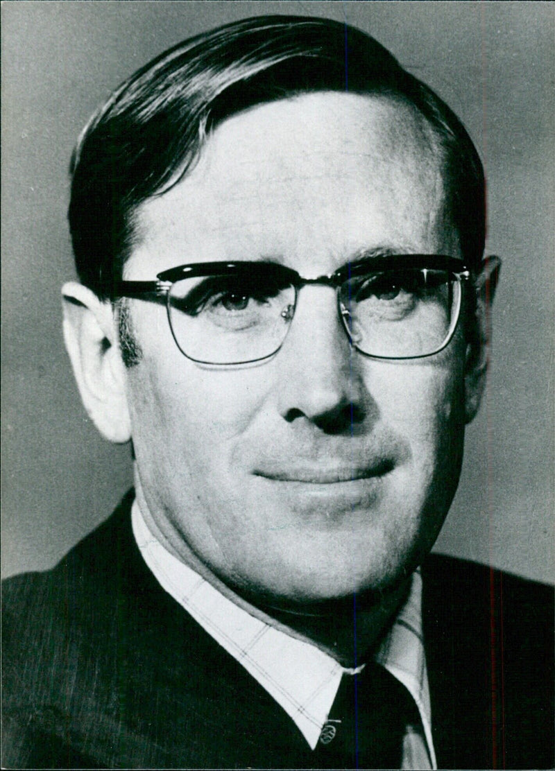 Chris Andersen, Minister of Justice and acting Minister of Roads - Vintage Photograph