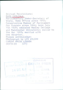 MARK CARLISLE, British Politician - Vintage Photograph