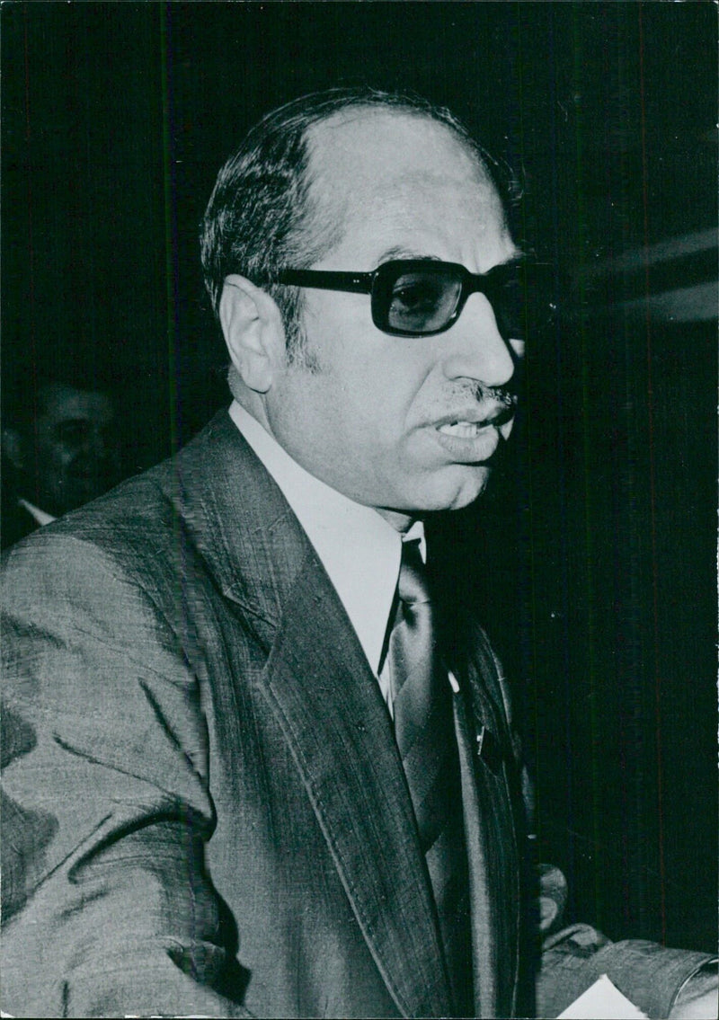 NAIM EL ASHAB Member of the Central Committee of the Jordanian Communist Party - Vintage Photograph