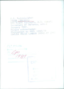 U.S. Politicians: FRANK CARLUCCI OPS - Vintage Photograph