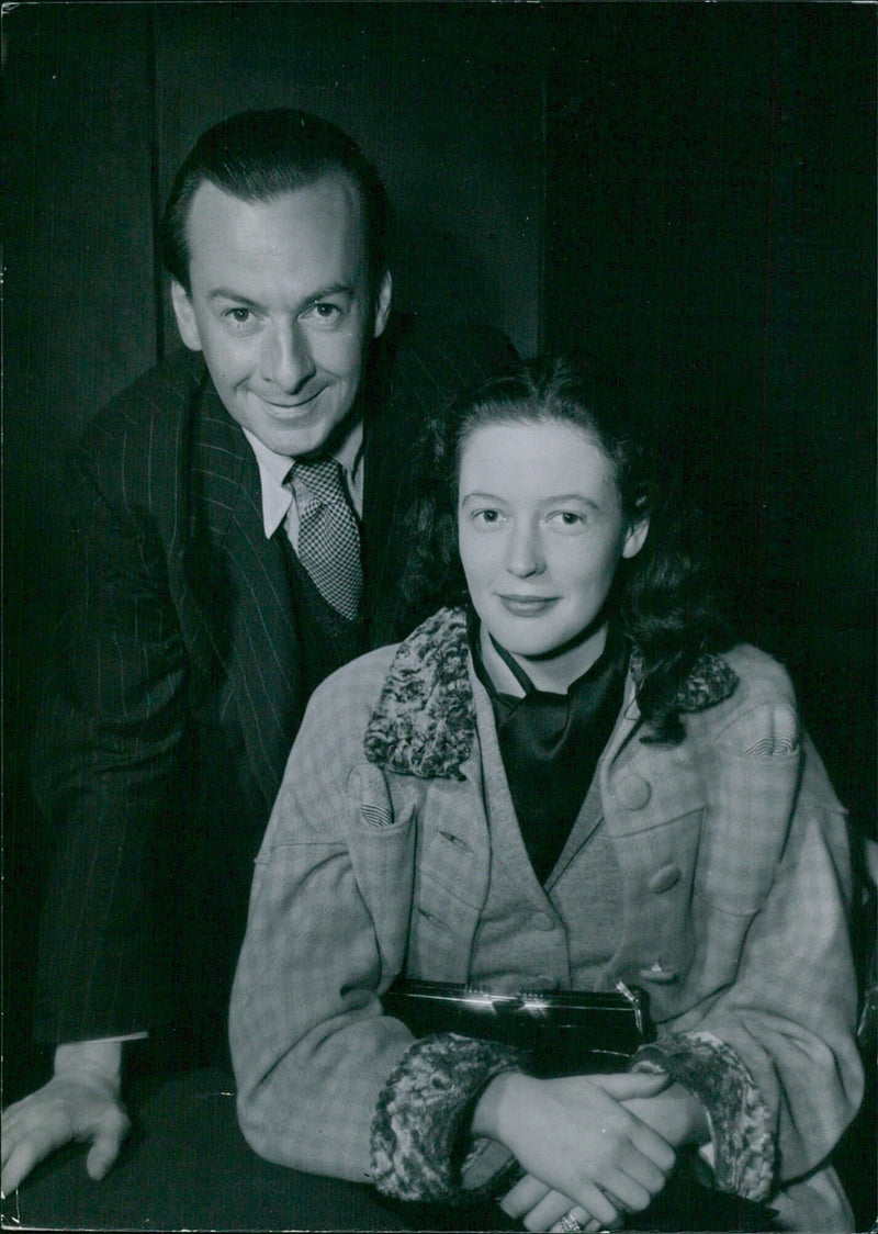 ODLUST JULIAN AMERY, M.P. WITH HIS WIFE - Vintage Photograph