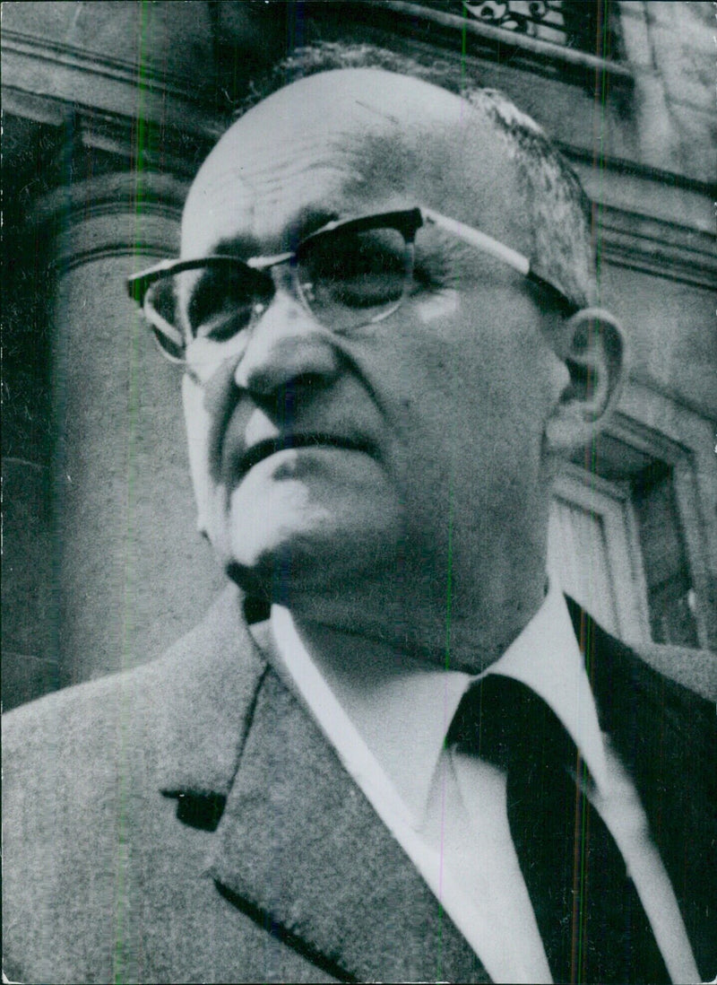RÉNÉ CAPITANT, French Minister of Justice, June 1968 - Vintage Photograph