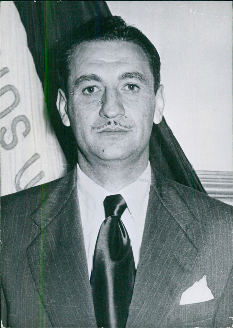 Roberto E. Canessa, Minister of Foreign Affairs and of Justice in the Salvador Government - Vintage Photograph