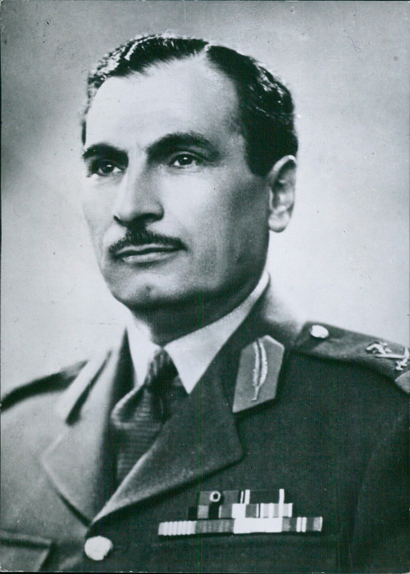 Major-General Muhammad Rafiq Arif, Chief of the Iraqi General Staff - Vintage Photograph