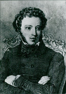 Alexander Pushkin, Eminent Russian Writer - Vintage Photograph