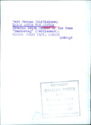 West German Politicians; BARON ANTON VON ARETIN Federal Union Member of the Bonn 'Bundestag (Parliament). - Vintage Photograph