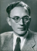 West German Politicians; BARON ANTON VON ARETIN Federal Union Member of the Bonn 'Bundestag (Parliament). - Vintage Photograph