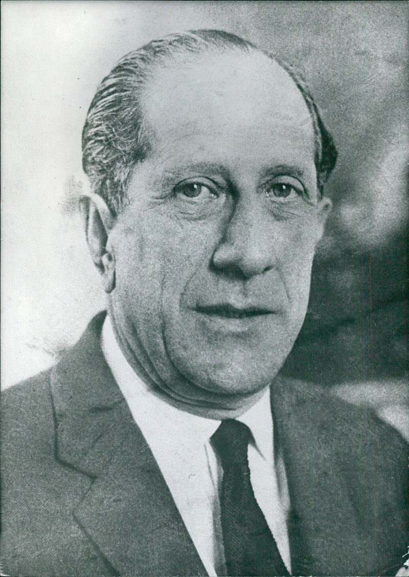 Cypriot Politicians: ALEXIS ARAOUZOS Minister of Commerce and Deputy Minister for Foreign Affairs. - Vintage Photograph