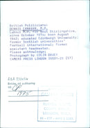 British Politician Dennis Canavan - Vintage Photograph