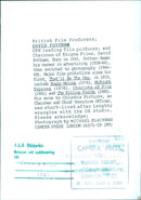 British Film Producer David Puttnam - Vintage Photograph