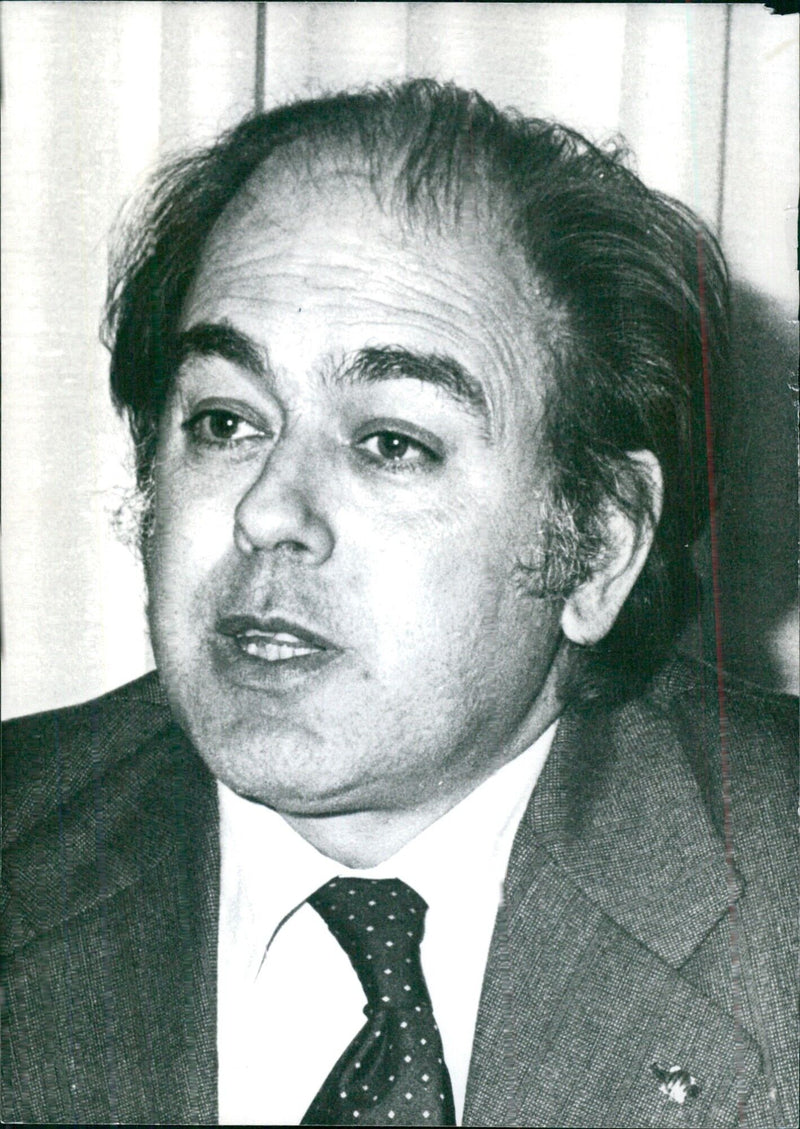 JORDI PUJOL, Leader of the "Convergencia Democrática" Party of Catalonia - Vintage Photograph