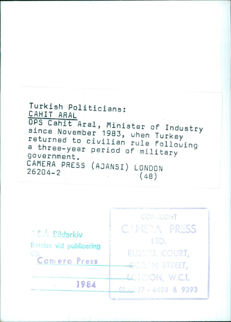 Turkish Politicians - Vintage Photograph