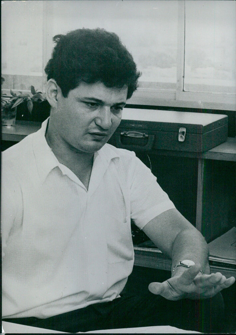 Yoram Aridor, Member of the Knesset - Vintage Photograph