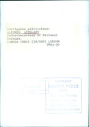 ALFONSO ARELLANO, Under-Secretary of National Defense - Vintage Photograph