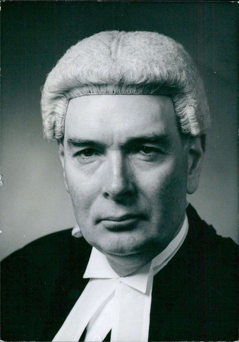 British Judge Major Michael Victor Argyle - Vintage Photograph